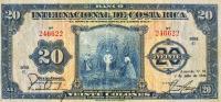p176c from Costa Rica: 20 Colones from 1928